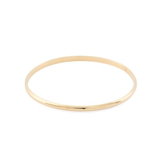 MIA FIORE Gold Made In Italy 14kt Gold Tube Bangle Bracelet